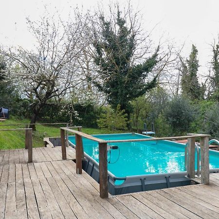 トッリータ・ディ・シエーナ Casale Val D' Orcia- Relax E Lusso In Piscinaヴィラ エクステリア 写真