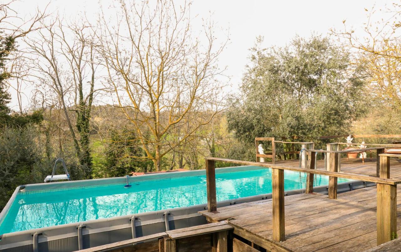 トッリータ・ディ・シエーナ Casale Val D' Orcia- Relax E Lusso In Piscinaヴィラ エクステリア 写真