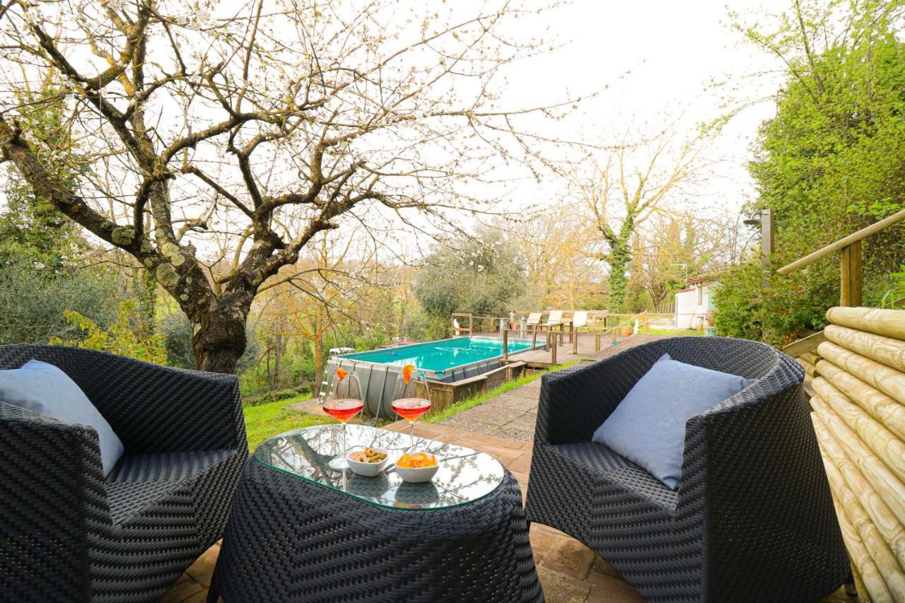 トッリータ・ディ・シエーナ Casale Val D' Orcia- Relax E Lusso In Piscinaヴィラ エクステリア 写真